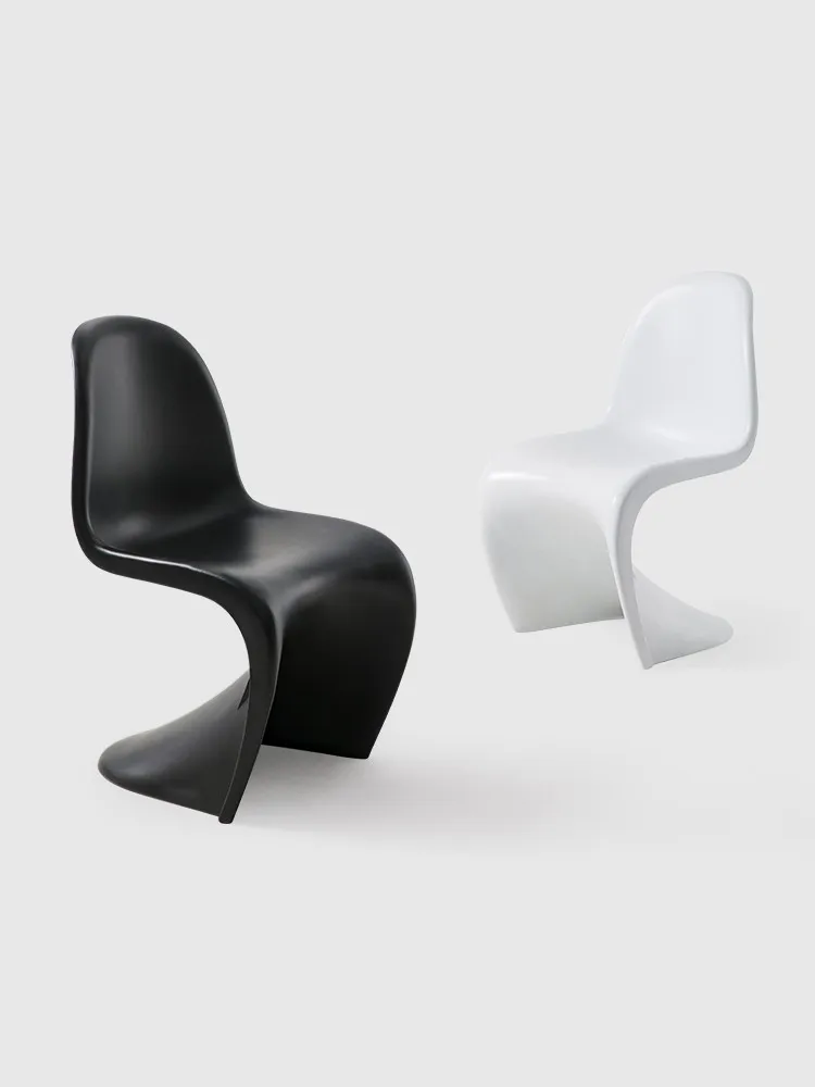 Nordic Home Dining Stoel Eenvoudige Stapelbare Plastic Rugleuning Netwerk Rode Ontwerper Bespreken Dressing Kruk