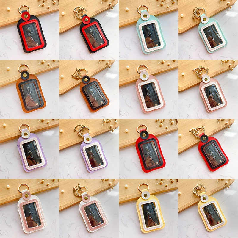 Universal 4.5*8cm Car Key Case Cover Remote Protection Shell Accessories Key Storage Bag