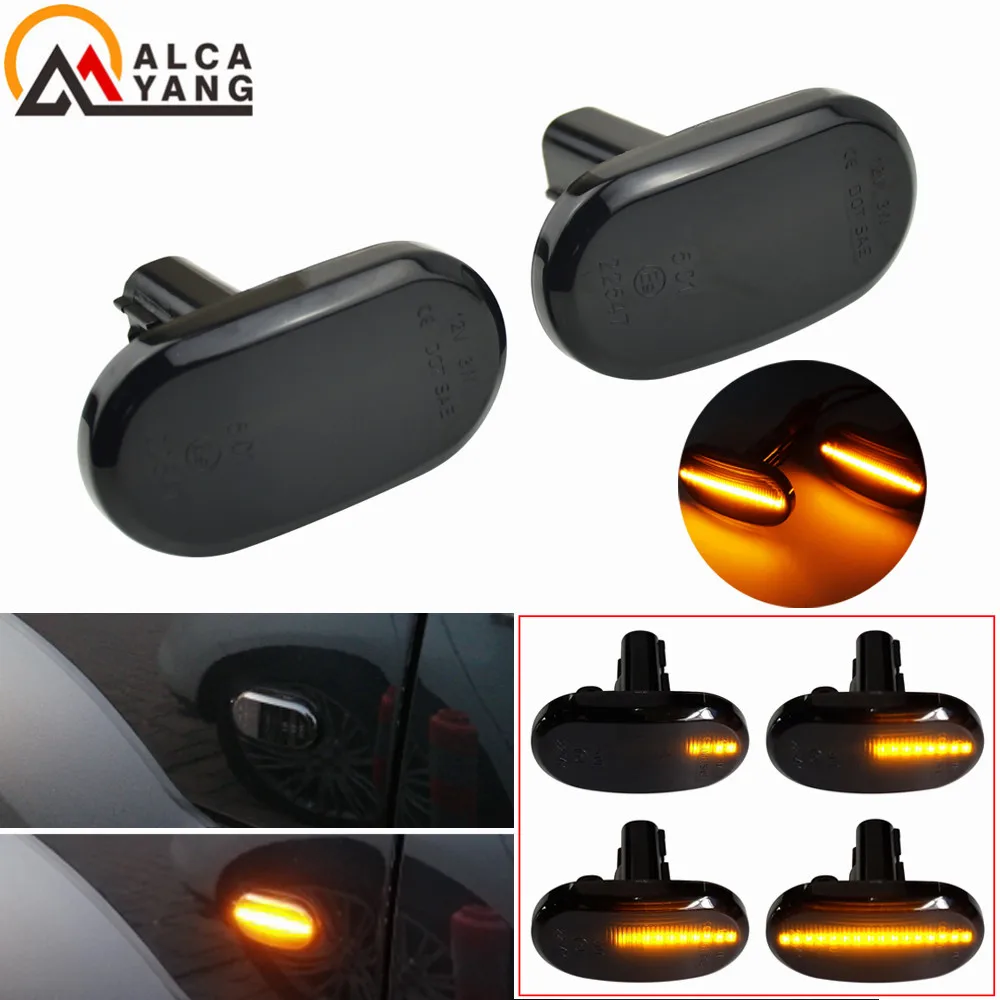 12V Flashing Car Side Marker Lamps LED Turn Signal Lights Indicator Dynamic Accessories For Chevrolet Cruze Suzuki Jimny Mazda