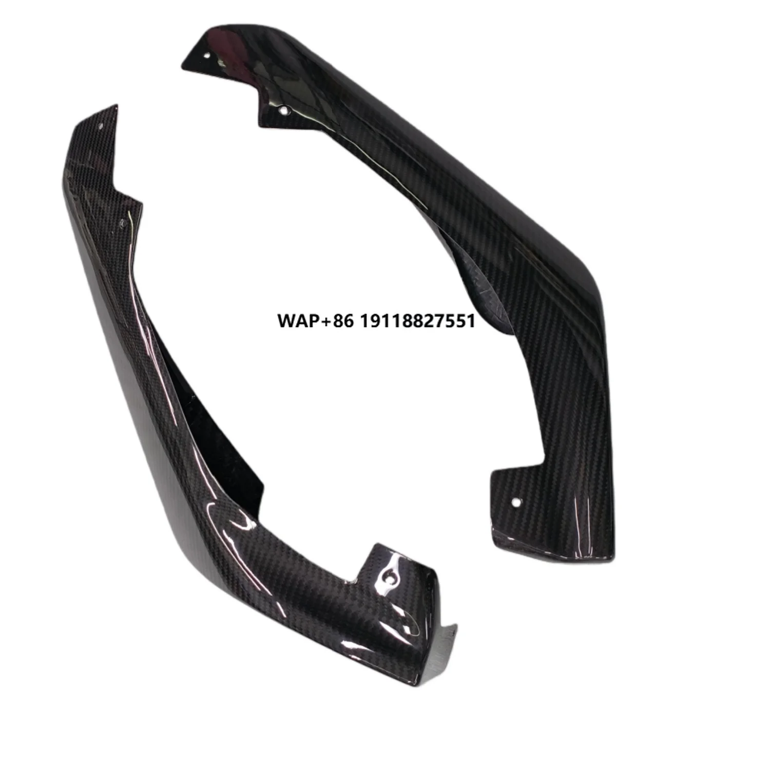 

High Quality Dry Carbon Fiber Corner Car Decorations Corner Front Bumper Corner Suitable for Rc f