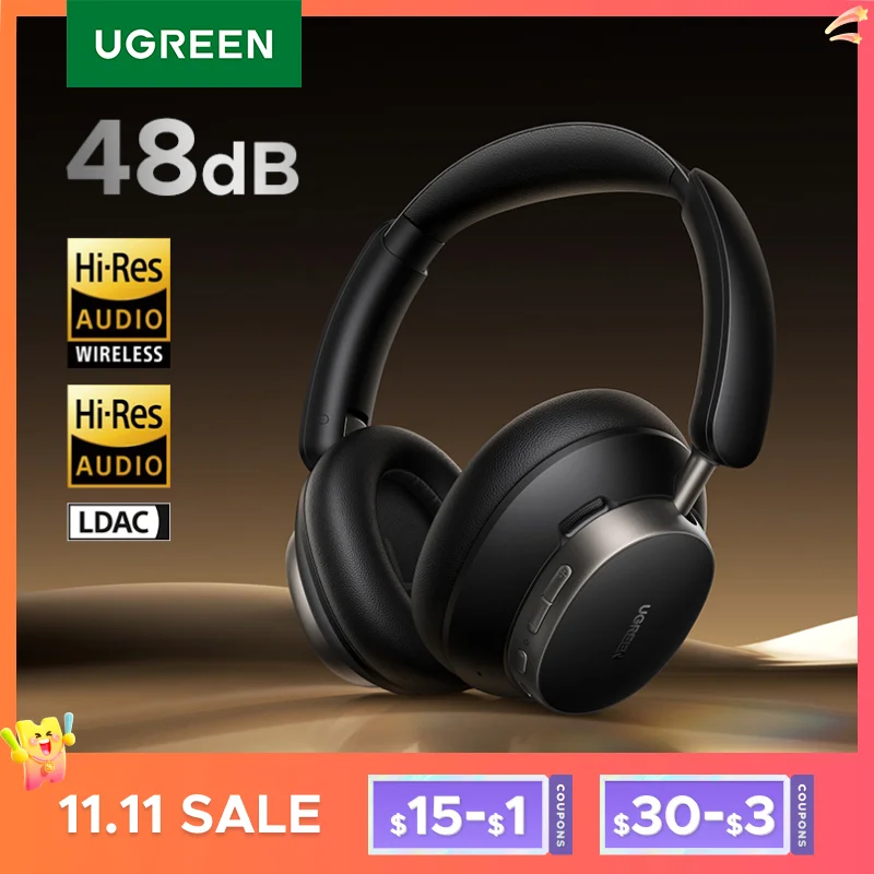 UGREEN Studio Pro 48 дБ ANC Беспроводные