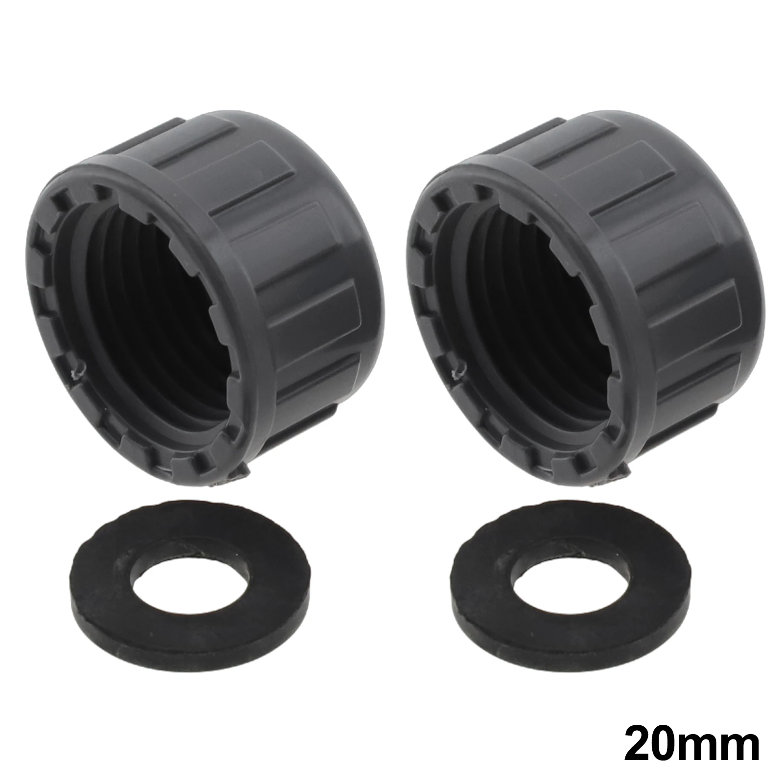 For Hose Connections Hose Connector Cap PVC Threaded Cap For Plumbing Approx.25mm Modern Design Neat Finish Secure Fit