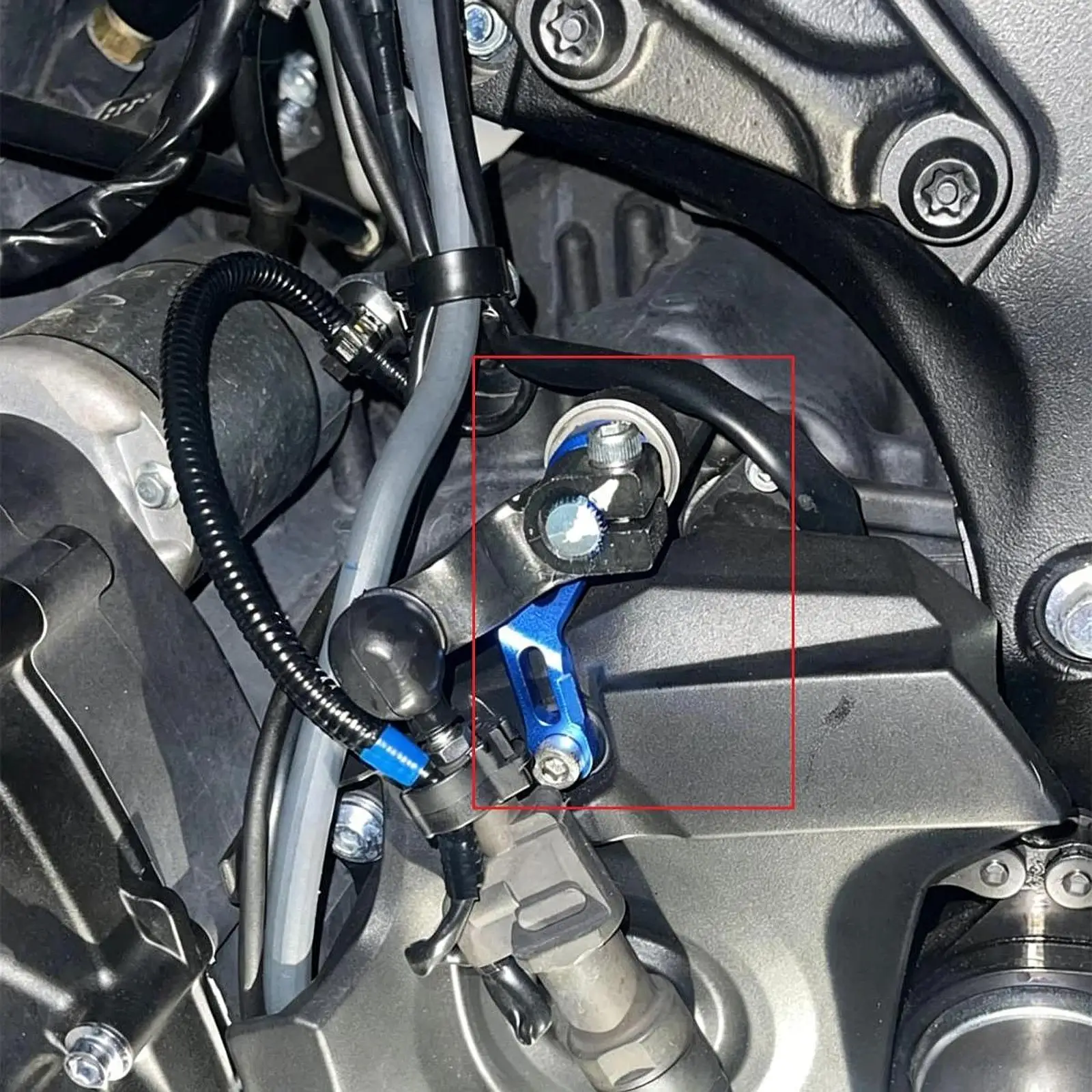 Motorcycle Gear Shift Lever Support Bracket Aluminum Alloy Reliable Shifter Stabilizer for Yamaha MT09 FZ09 Bike Accessories