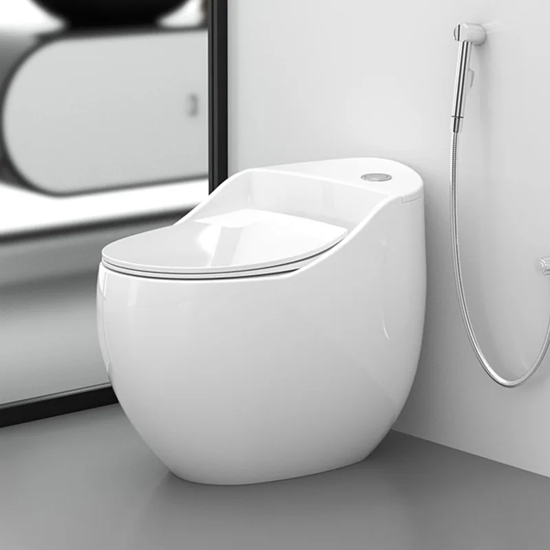 

Siphon indoor toilet toilet round egg toilet load-bearing and durable super swirl type universal water-saving