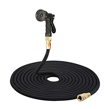 Garden water hose reel expandable irrigation hose high pressure flexible car wash watering garden irrigation magic hose pipe