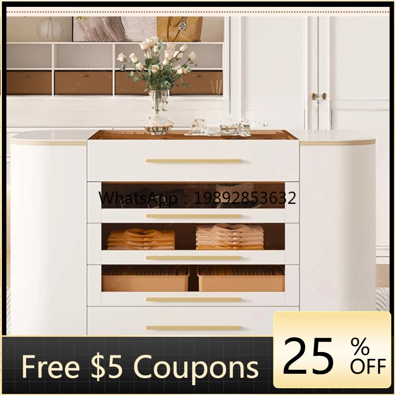 

cloakroom Nakajima island double-sided chest combination drawer storage jewelry display cabinet