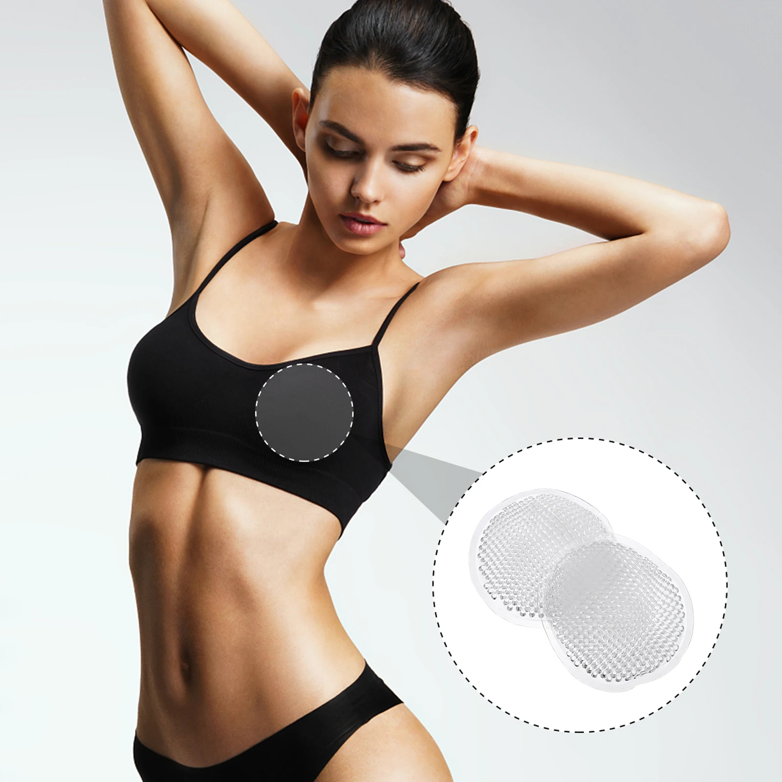 

Silicone Breast Pads Cup Shaped Bra Inserts Covers Reusable Safe EcoFriendly Material Women Underwear Accessories