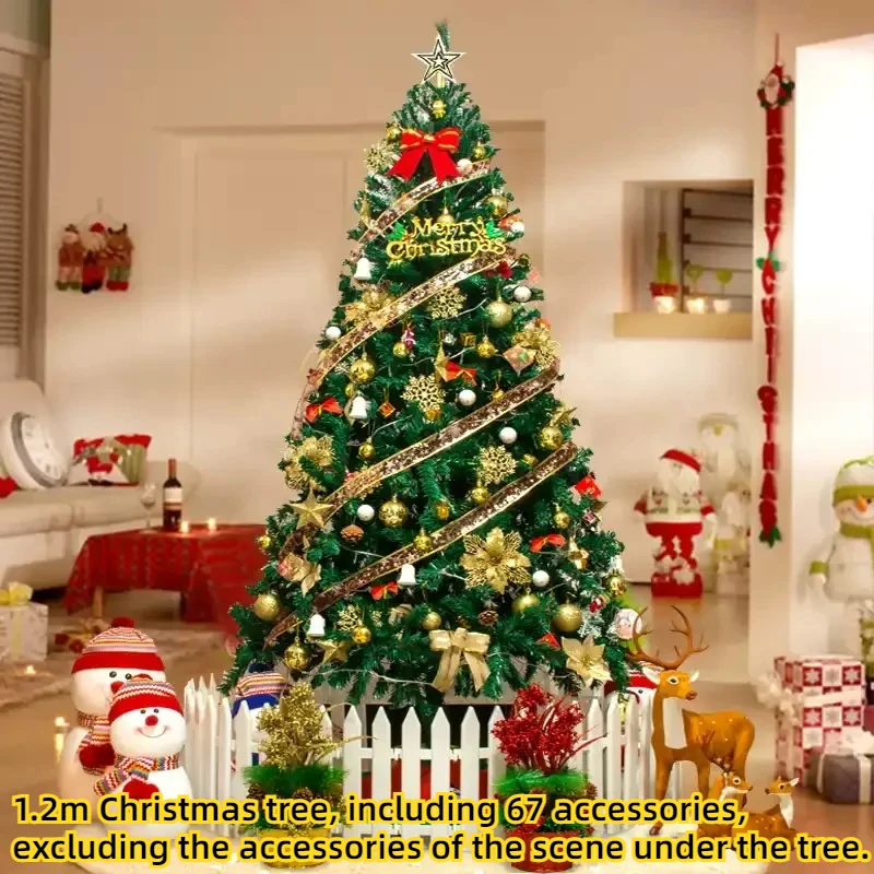 

Original Full Christmas Tree Items Luxury Living Room Christmas Tree with Lights Suprimentos De Natal Christmas Decoration