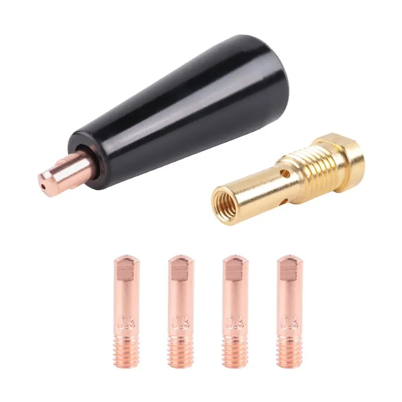A67P-7Pcs/Set Gasless Nozzle Tips For FC90 Flux-Cored Wire Feed 0.9Mm FC90 MIG Welder Welding Tools Easy To Use