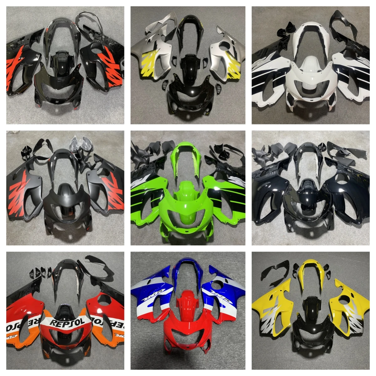 

a/Motorcycle Fairing Set Body Kit Plastic For CBR 600 CBR600 CBR600F F4 1999 2000 Accessories Injection Bodywork Cowl