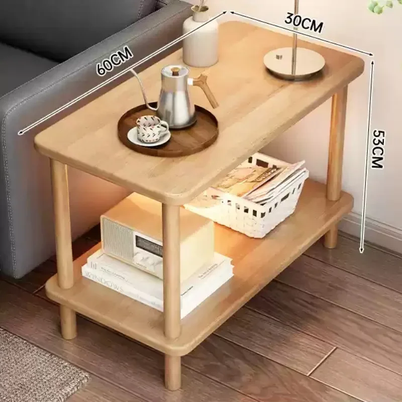 Night Table Hall Coffee Luxury Mini Corner Tables Bedside Aesthetic Room Side Modern Home Round Center Wooden Middle Furniture