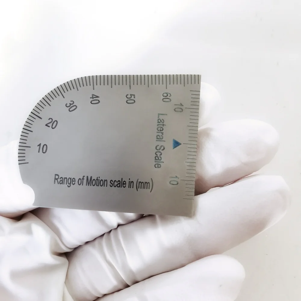 1 piece New Dental Bite Gauge Caliper Mouth Gag Opening Capacity Measuring Ruler Stainless Steel view 5