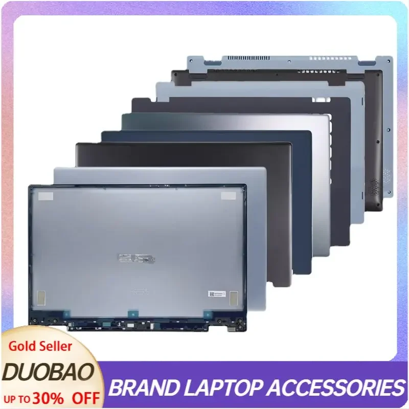 

Для ноутбука Asus VivoBook Flip 14 TP412 TP412U TP412UA TP412F TP412FA, задняя крышка ЖК-дисплея/передняя рамка/Упор для рук/нижняя часть/петли, ПК