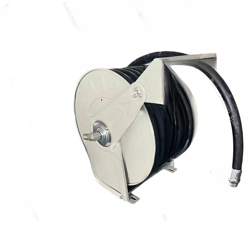 Drone Chemical Hose Reel 1 Inch Automatic Retractable 15m 20m for Agricultural Spraying Vehicle Mounted Refueling