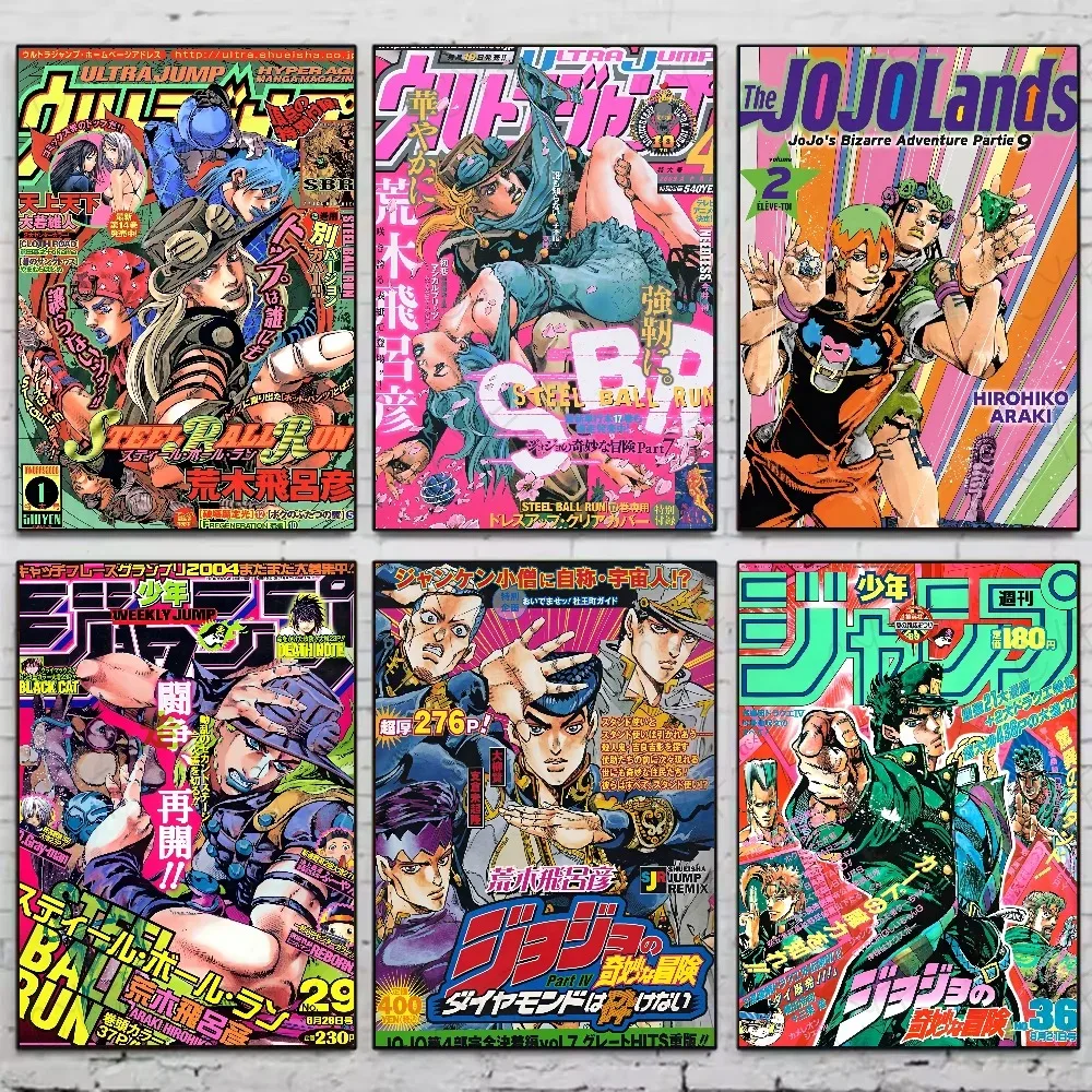 Pintura por números para adultos Anime J-JoJos Bizarre Adventure JJBA Animeil pintura por número decoración del hogar