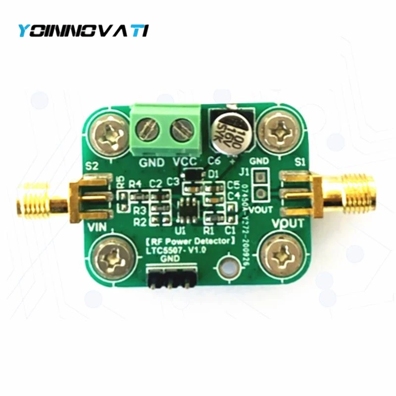 1PCS 100kHz–1GHz LTC5507 RF Power Detector Module, -34dBm to 14dBm RF Envelope Detector Board