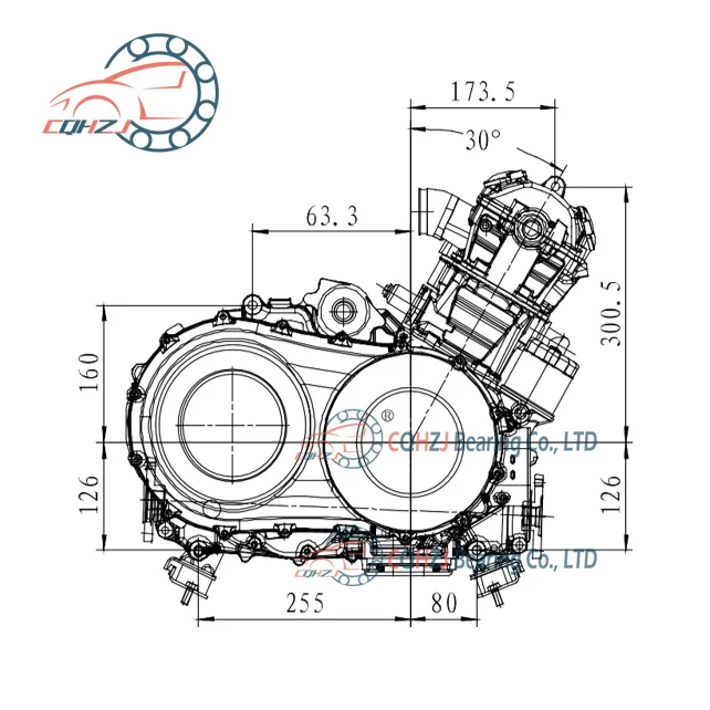 CQHZJ Wholesale Yinxiang UTV Engine Assembly UTV 500CC 600CC 650CC