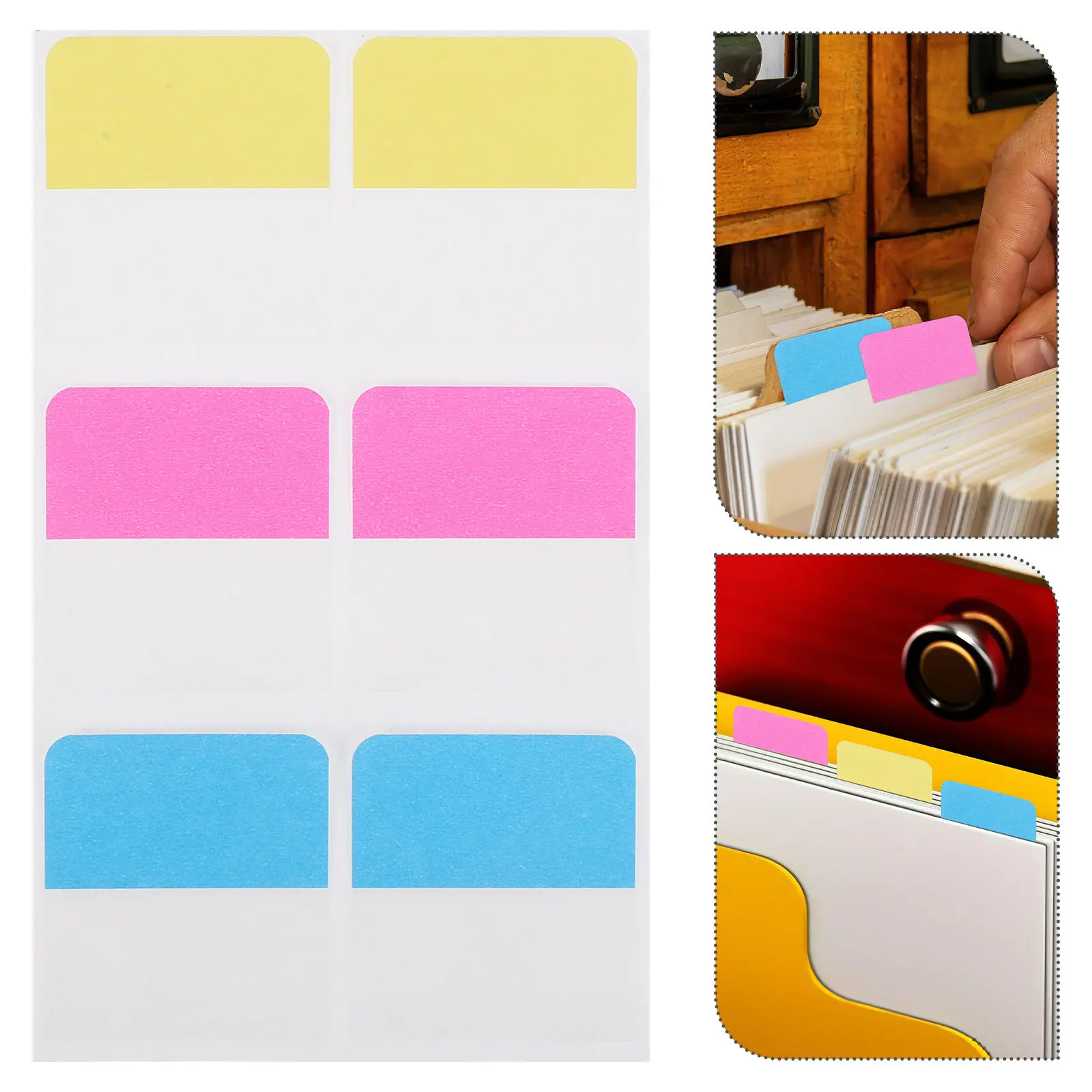 

60 шт. цветных клейких индексных закладок для заметок, маркеров страниц, классификации файлов, этикеток для книг и документов