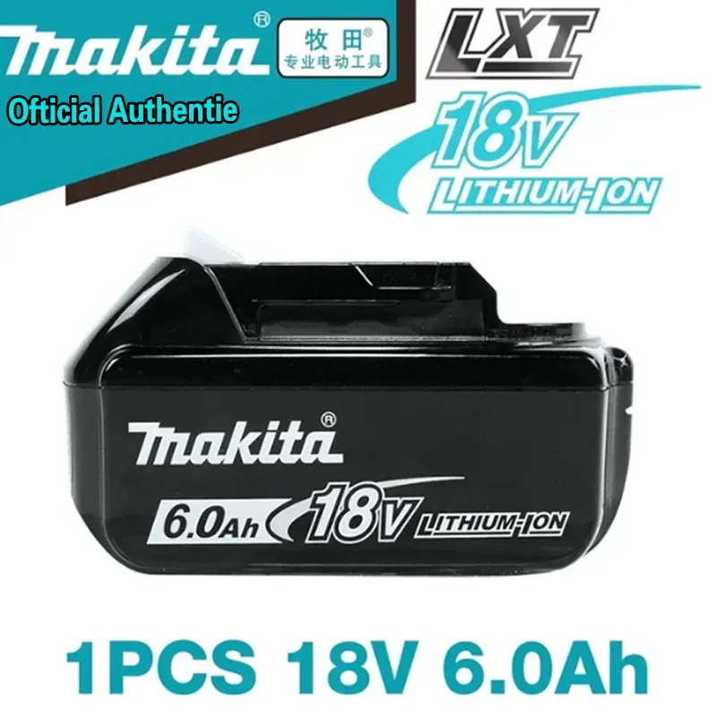 100% Original Makita Rechargeable Battery, Replaceable LED Lithium-ion, 9.0Ah/6.0Ah 18V BL1860B BL1860 BL1850 BL1830 BL1815