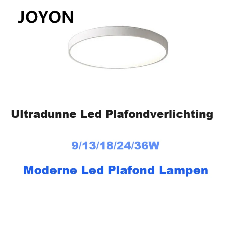 

Ultradunne Led Plafondverlichting 9/13/18/24/36W Moderne Led Plafond Lampen Voor Home Decor Opbouw Led-paneel Lamp Warm Wit