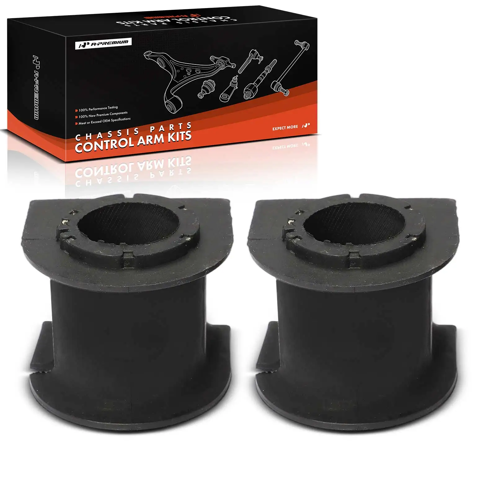 A-Premium 2x Front Side Sway Bar Bushings for Ford E-Transit 2022-2024 Transit-150 Transit-250 Transit-350 2020-2024