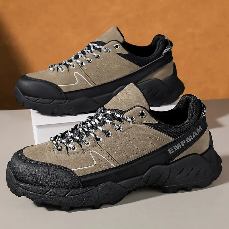 2026 New Arrival Hiking Shoes for Men Quality Breathable Outdoor Men's Trekking Sneakers Big Size 48 Non-slip Travel Sports Shoe