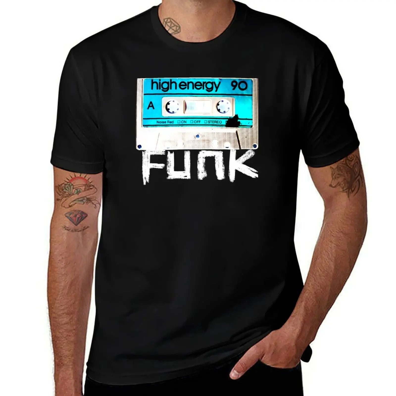 Funk Music Cassette Tape for Retro Funk T-Shirt Trendy Casual Short Sleeve Shirt T-Shirt