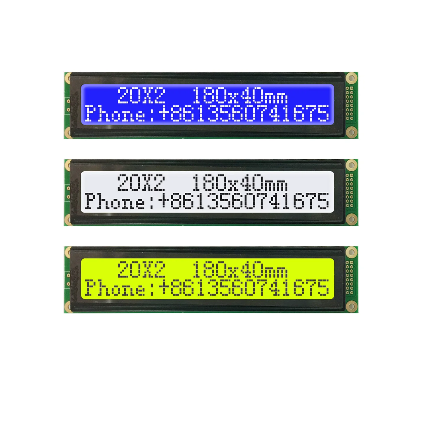 Big Large 2002 20x2 Lcd Display Module 146*43mm 180*40mm Instead WH2002M PC2002-L SBS02002C0 AXSC202C / WH2002L SCS02002A0