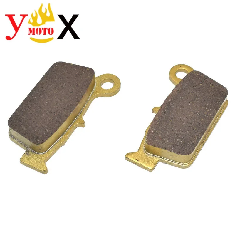 Pastilha de disco de freio traseiro para motocicleta, para honda cb50 xr50 100 cr80 85 125 250 500 nh90 crf230 sl230 crm250 wex 125 mx 125 250 300