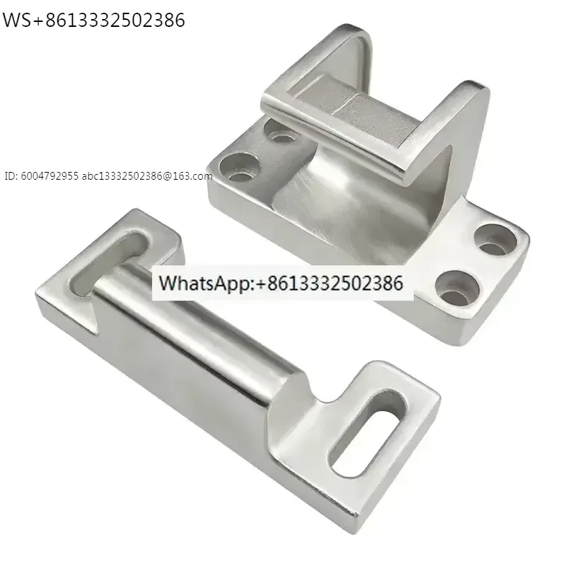Heavy duty compression fastener, sliding door, sliding door, stainless steel anti-collision component