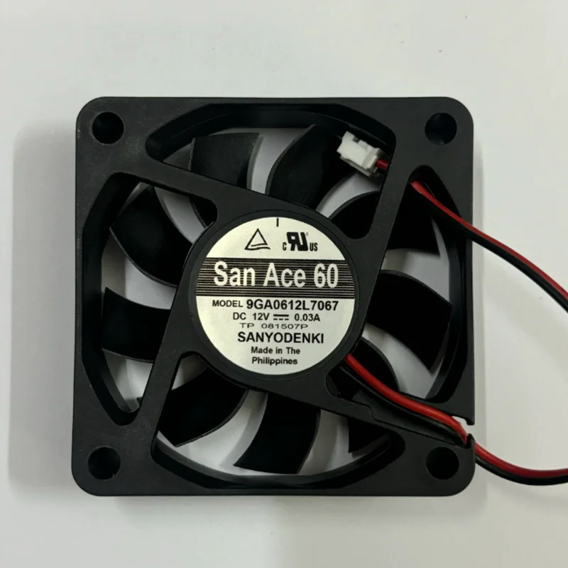 Sanyo 9GA0612L7067 DC 12V 0.03A 6CM 6015 Silent Cooling Fan