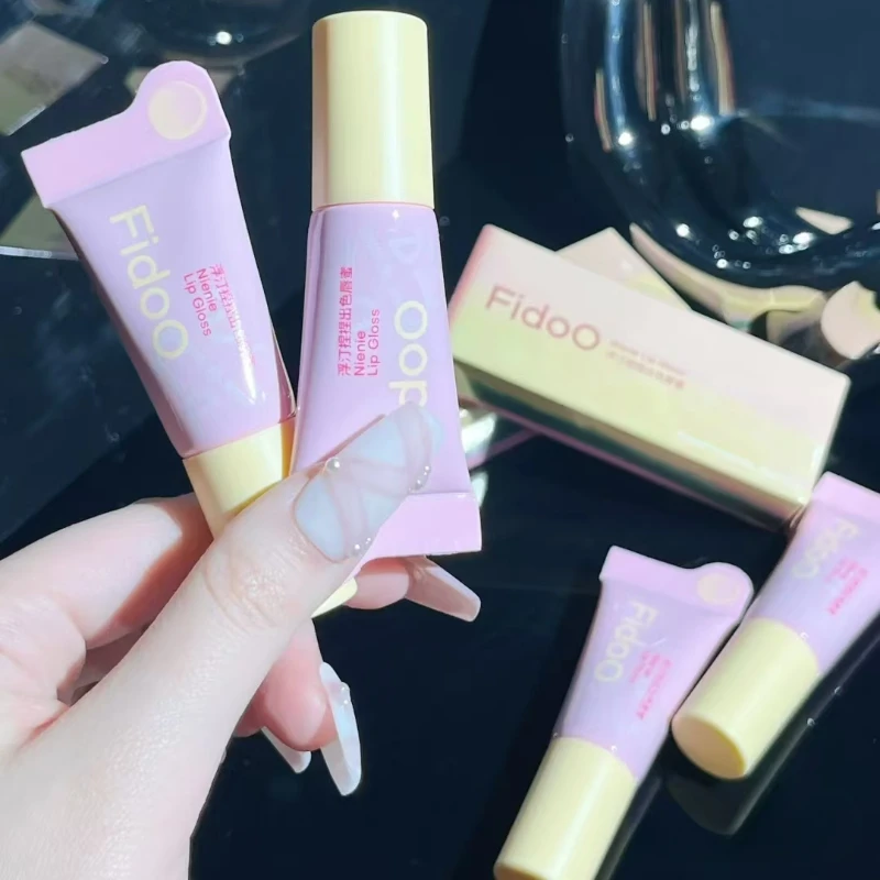 

Fidoo Cosmetic Pinch Mirror Water Lip Gloss Colored Lip Essence Moisturizing Mouth Red Long-lasting Delicate Natural Lips Makeup