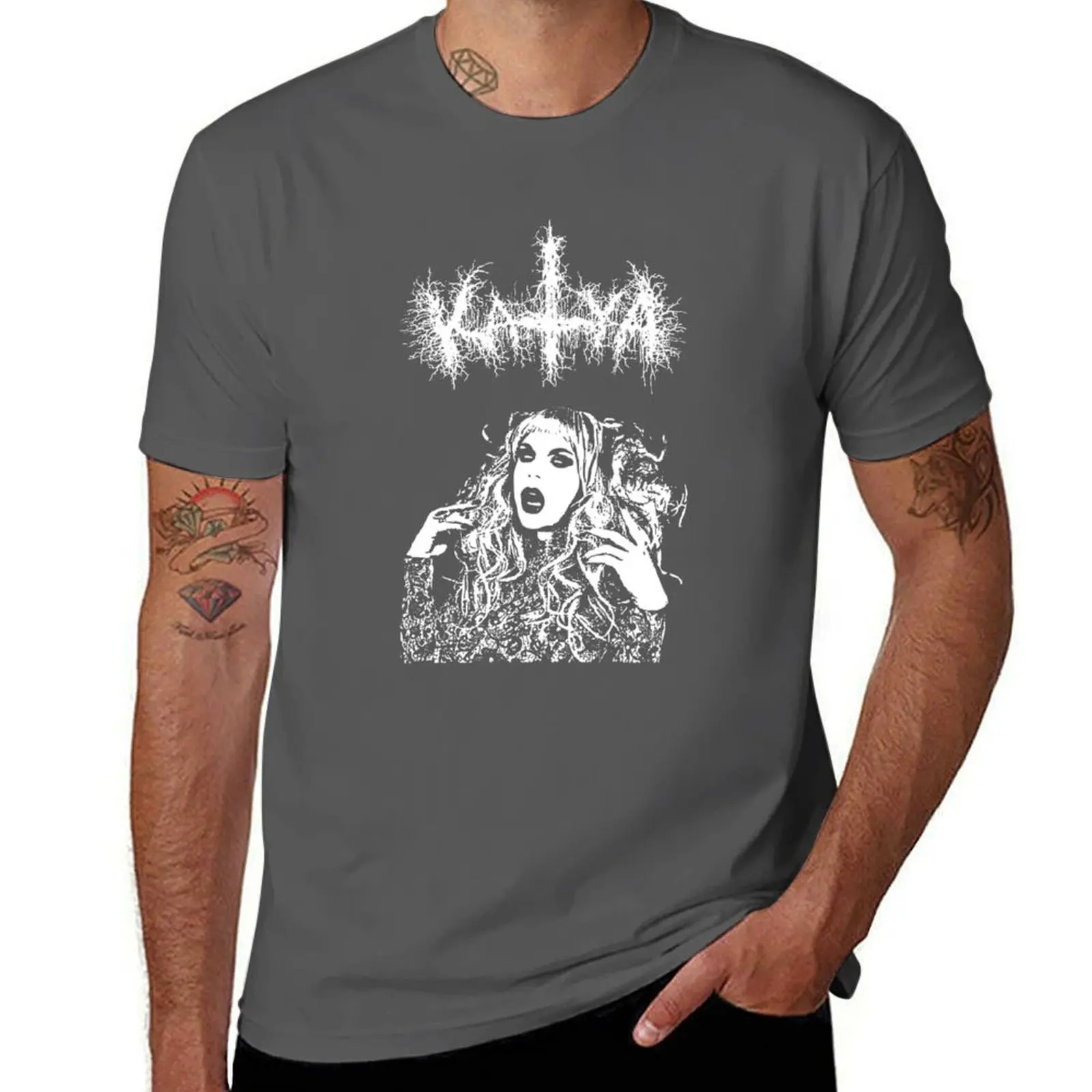 

Katya Zamolodchikova Merch Black Metal T-Shirt Plus Size Non-Shrink T-Shirt