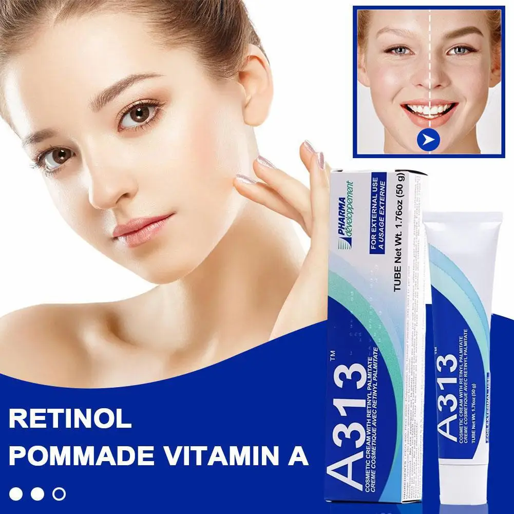 Crème pour le visage au rétinol pomade V A Night Mouchanger, A313, réduit les ridules, raffermit et lifting, adoucit et hydrate la peau en profondeur, 50g