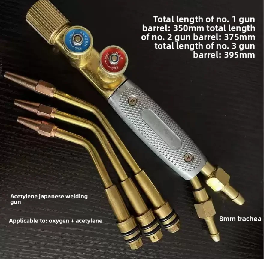 Injection Type Gas Welding Torch Kit for Oxy Acetylene and Oxy Propane Cutting Brazing Heating