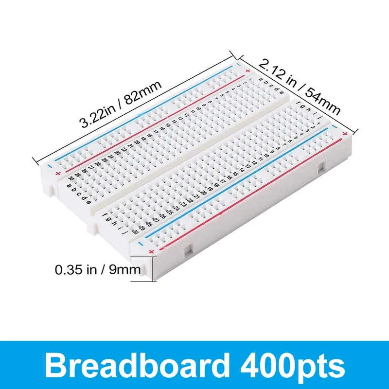 MB-102 MB102 Breadboard 400 830 Punti Senza Saldatura PCB Bread Board Jumper Wire Dupont Test di Linea Sviluppare FAI DA TE per il kit Arduino