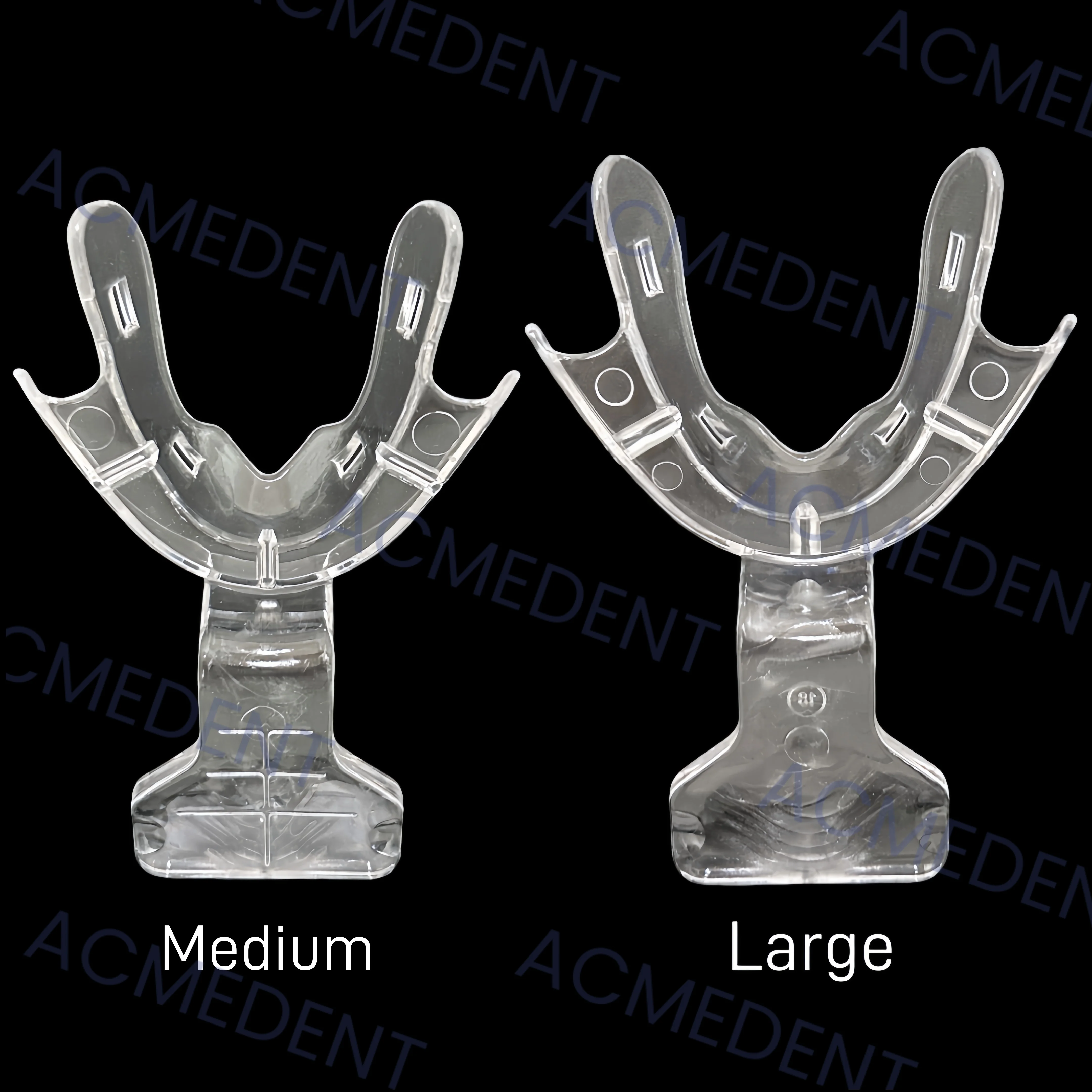 Dental Plastic Frame Cut Back (FCB) Impression Trays Large+Middle Autoclave 134℃