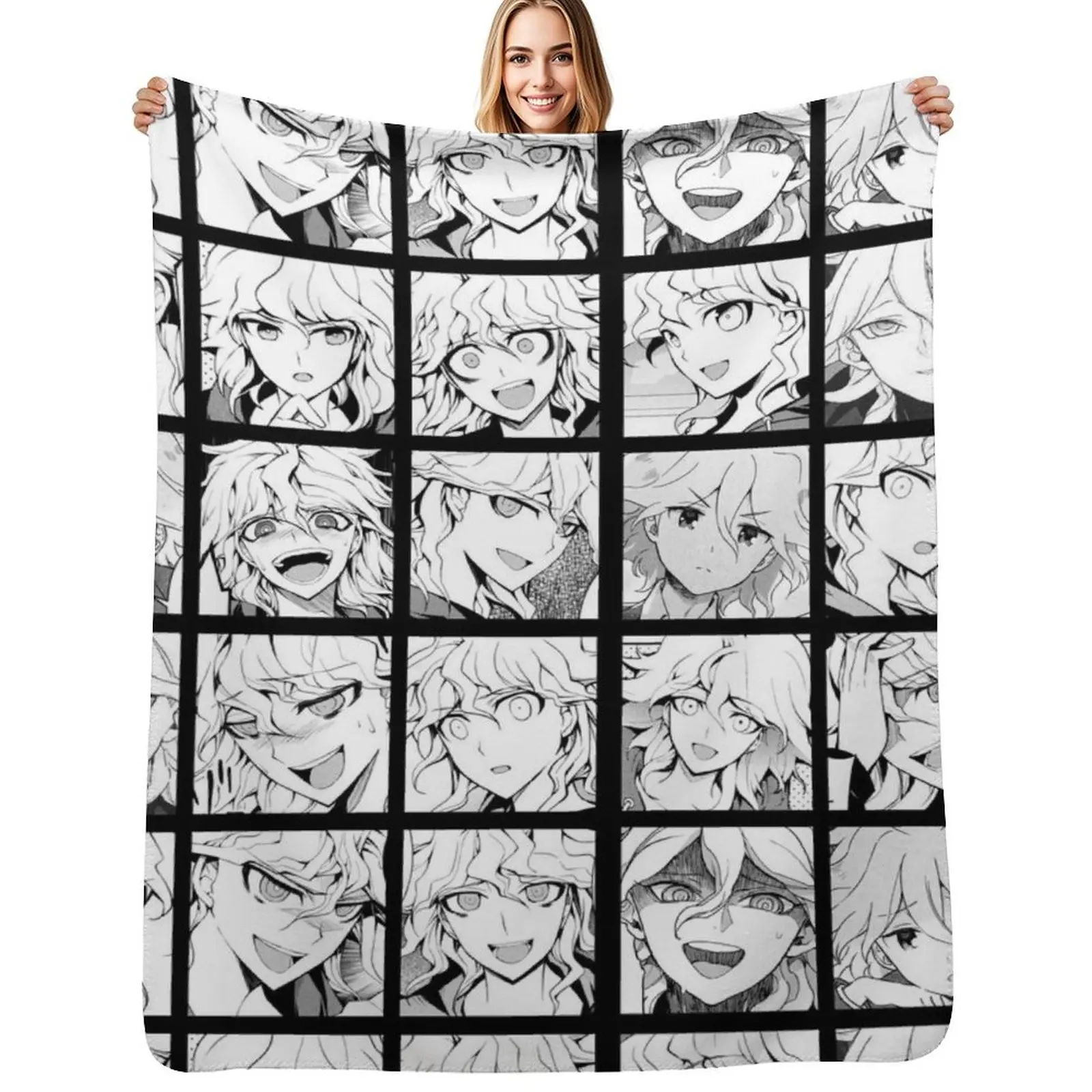 

Nagito Manga Collection Throw Blanket Wrinkle Resistant Lightweight Blanket