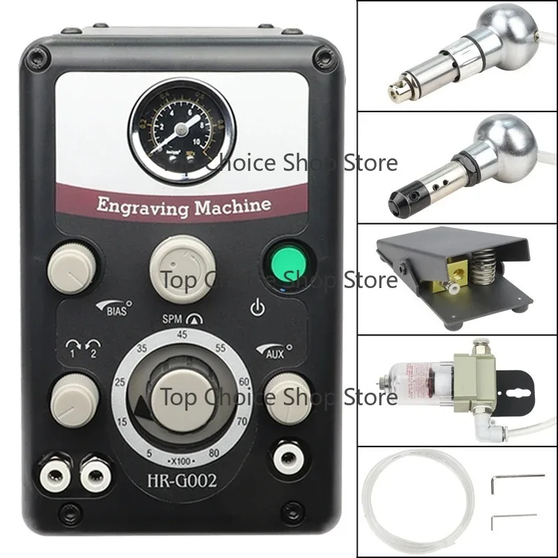 New Type 0-8000 strokes /min Pneumatic Engraving Tools Jewelry Engraving machine Graver machine 5