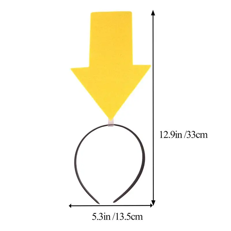 2 stücke kreative Pfeilspitze Form Stirnband Dekoration lustige Mode Haarband schöne Kopfschmuck Dekoration