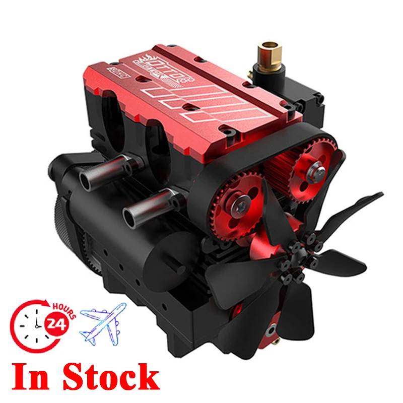 

TOYAN FS-L200AC 4 Stroke Air Cooled Engine 7cc Inline 2 Cylinder Nitro Internal Combustion Engine Model Kit