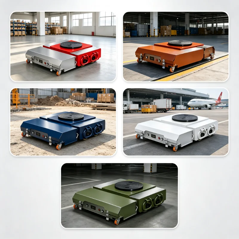 Wireless Remote Control Electric Tank Trolley 360° Rotation Machine Moving Skate for Factory Mold Transport