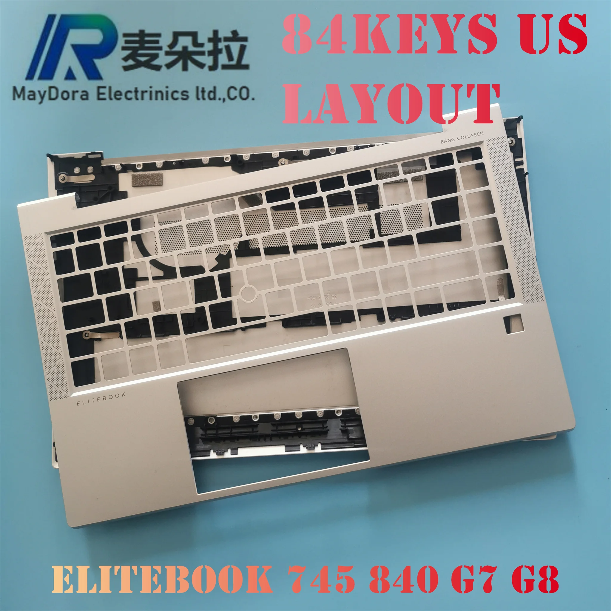 NEW ORG laptop case for HP ELITEBOOK 745 840 G7 G8 Palmrest upper case bottom door base SLIVER  M07095-001 M36309-001