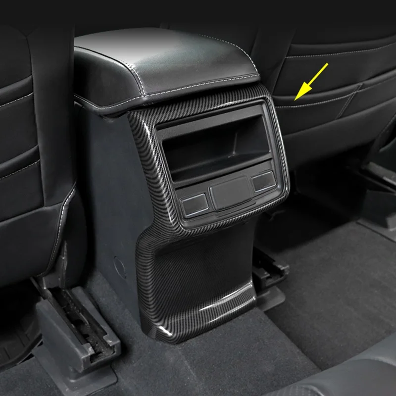 

Внутренний задний подлокотник из углеродного волокна, крышка вентиляционного отверстия, аксессуары для Subaru Forester (SK) 2019 2020 2021 2022 2023 2024