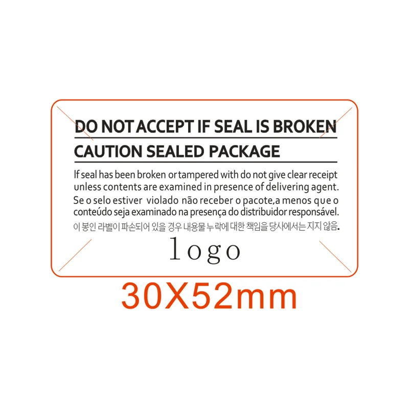 4.5 X 2.5 cm Seal Label Sticker For Sam LG Phone S20 S21 S22 Note 20 Package box sealing strip Free Ship