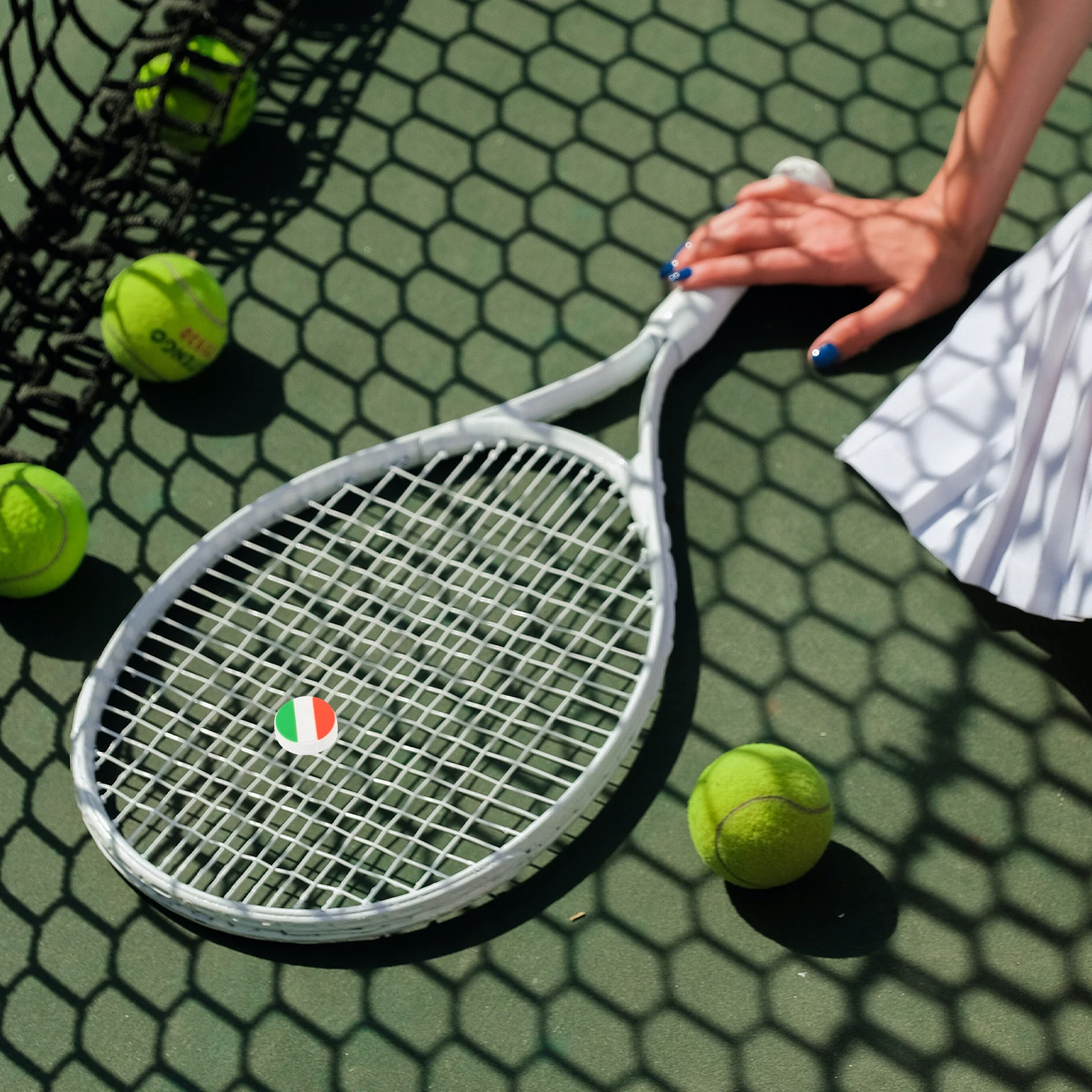 

5Pcs Tennis Dampener for Racket Silicone Vibration Dampeners Shock Absorbers Durable Tennis Racket Vibration Dampener