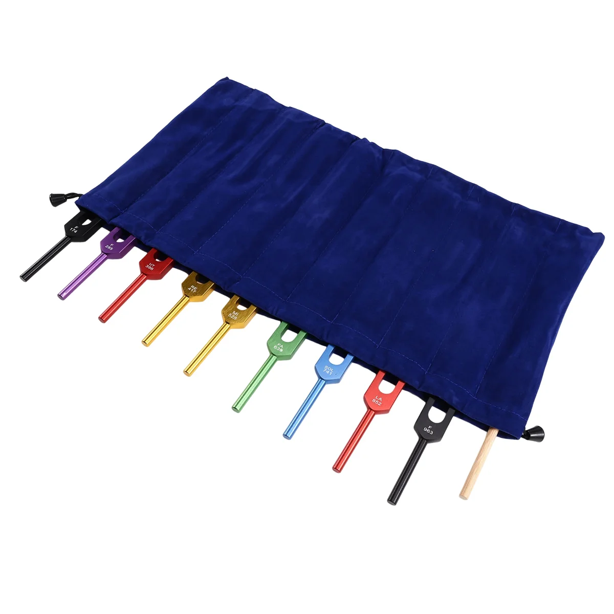 New Tuning Forks Chakra Set,174Hz/285Hz/396Hz/417Hz/528Hz/639Hz/741Hz/852Hz/963Hz,for Healing Chakra,Sound Therap Multicolor