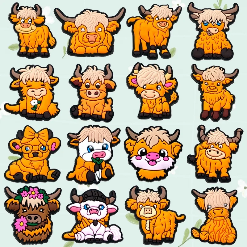 

16Pcs Kids PVC Shoe Charms Set Anime Cartoon DIY Sandals Accessories Cute Decorations for Boys Girls - Gift Idea for Children