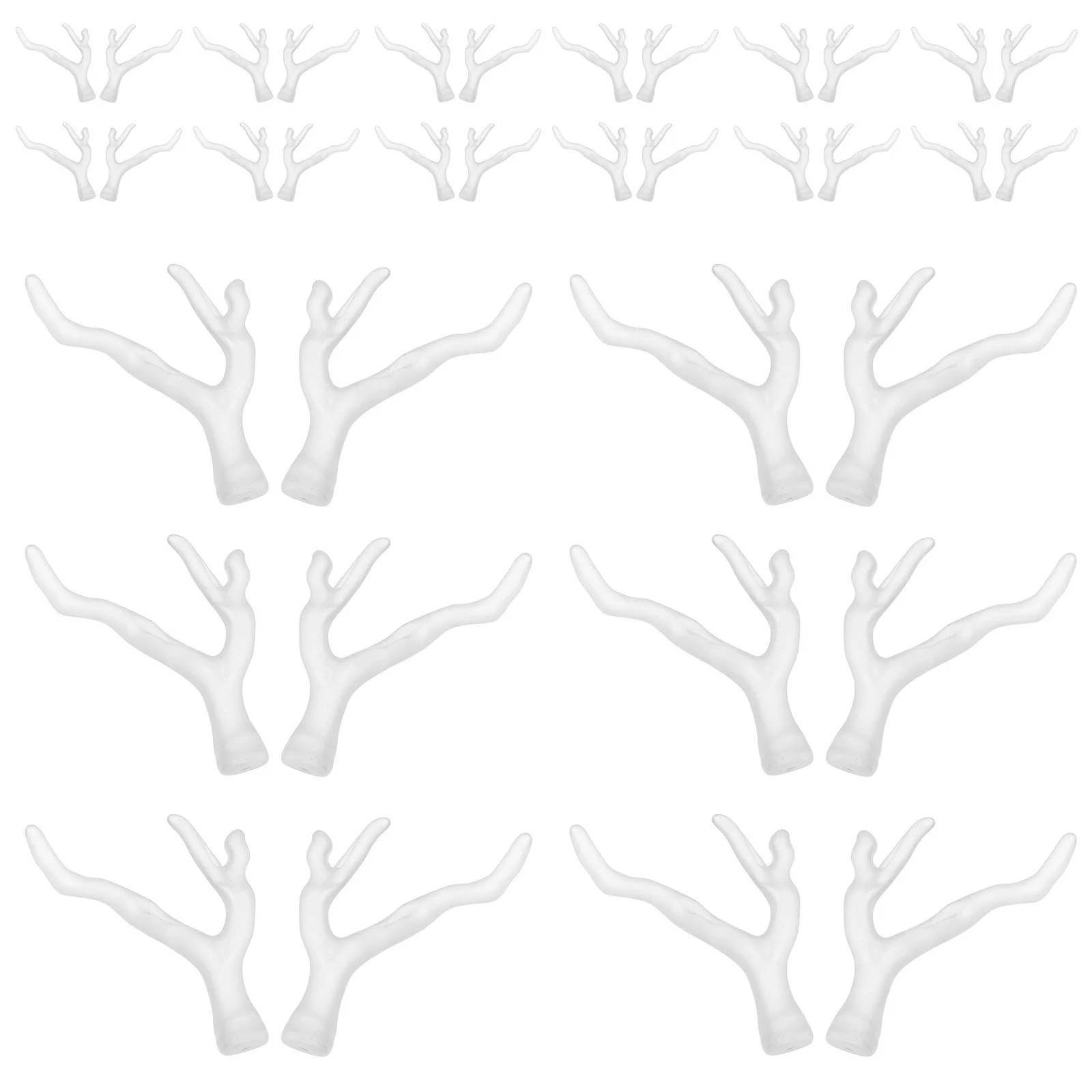 

50 шт., рога северного оленя, сделай сам, рождественские аксессуары для волос, украшения из искусственных рогов, головной убор, принадлежности для рукоделия, декор для вечеринки