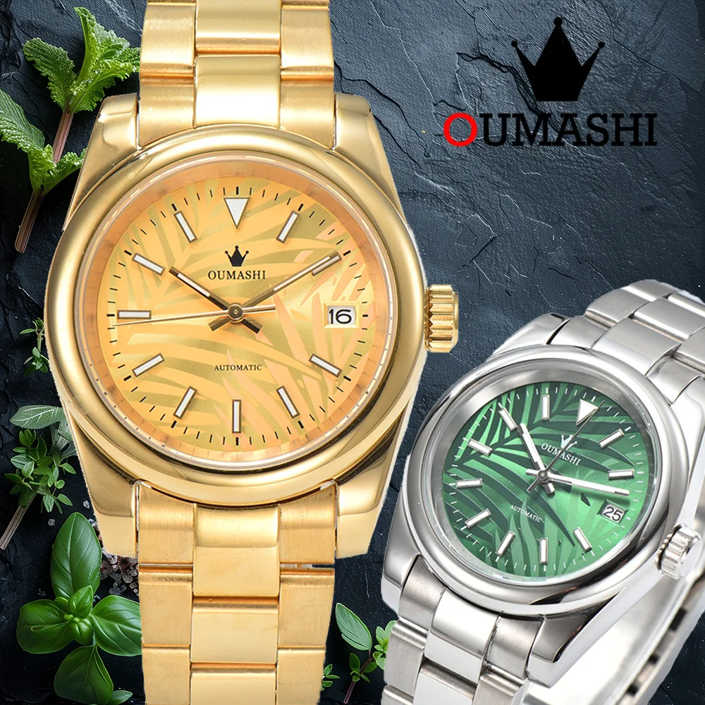 OUMASHI Men's watch NH 36/39mm 35 Automatic watch Minimalism sapphire Waterproof sports steel watches for men Automatic Movement